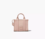 BOLSO TOTE MINI DE CUERO ROSA